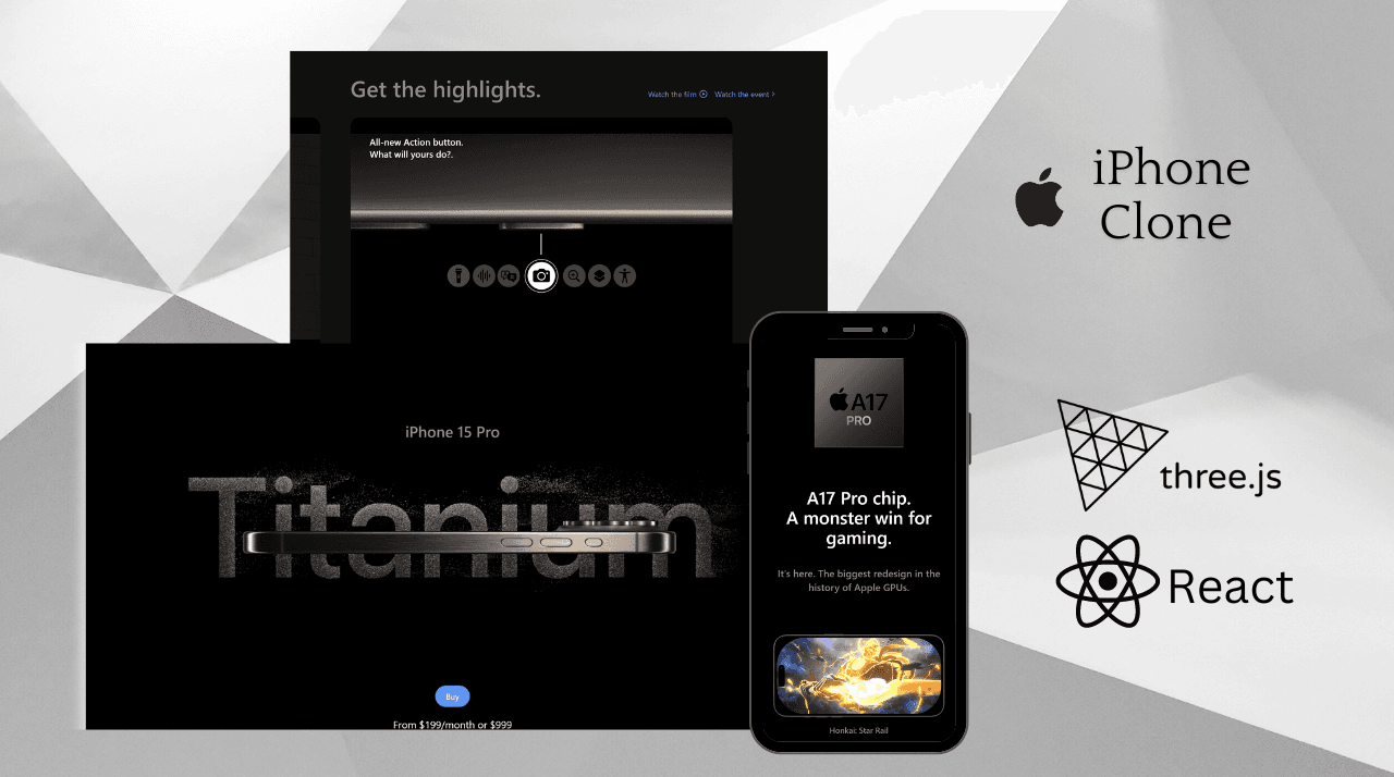 iPhone Clone Website